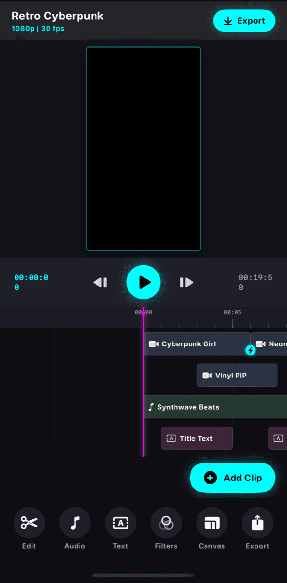 HakoCut iOS editor